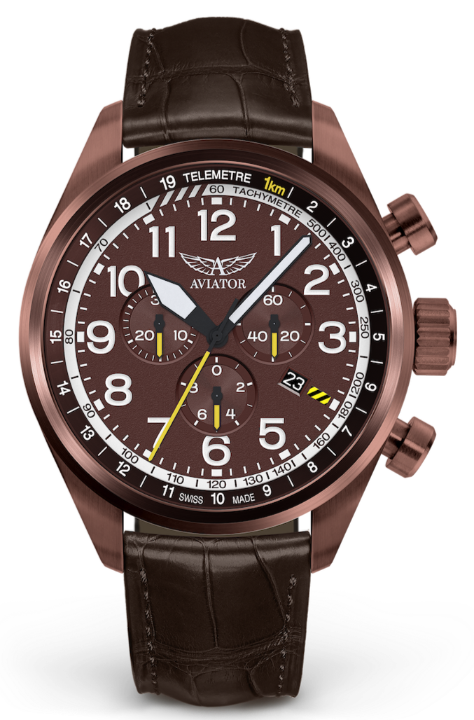 AVIATOR SWISS AIRACOBRA P45 CHRONO V.2.25.8.172.4 watch