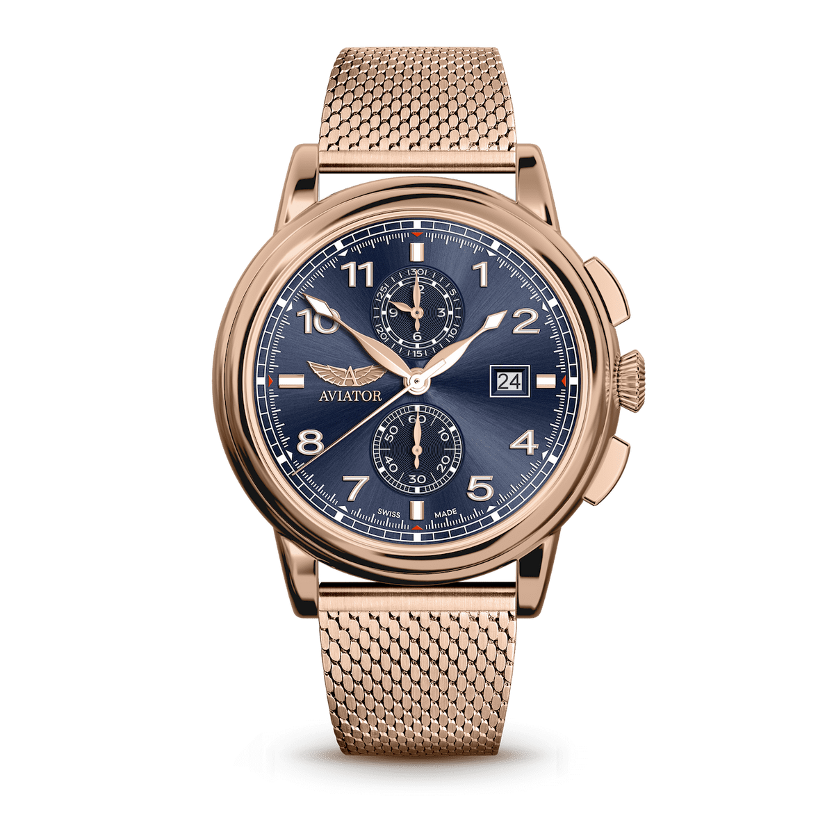 AVIATOR SWISS Douglas DC-3 Chronograph V.2.45.2.408.4 watch