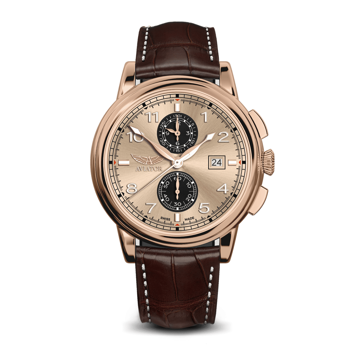 AVIATOR SWISS Douglas DC-3 Chronograph V.2.45.2.410.4 Watch
