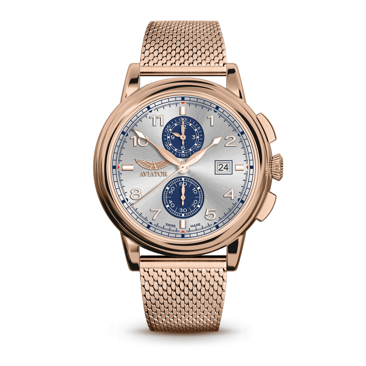 AVIATOR SWISS Douglas DC-3 Chronograph V.2.45.2.414.4 Watch