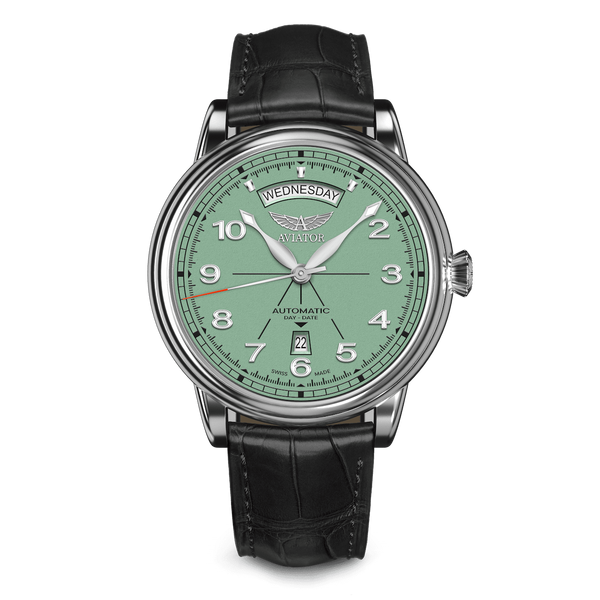 AVIATOR SWISS Douglas day-date 45 V.3.44.0.403.4 watch