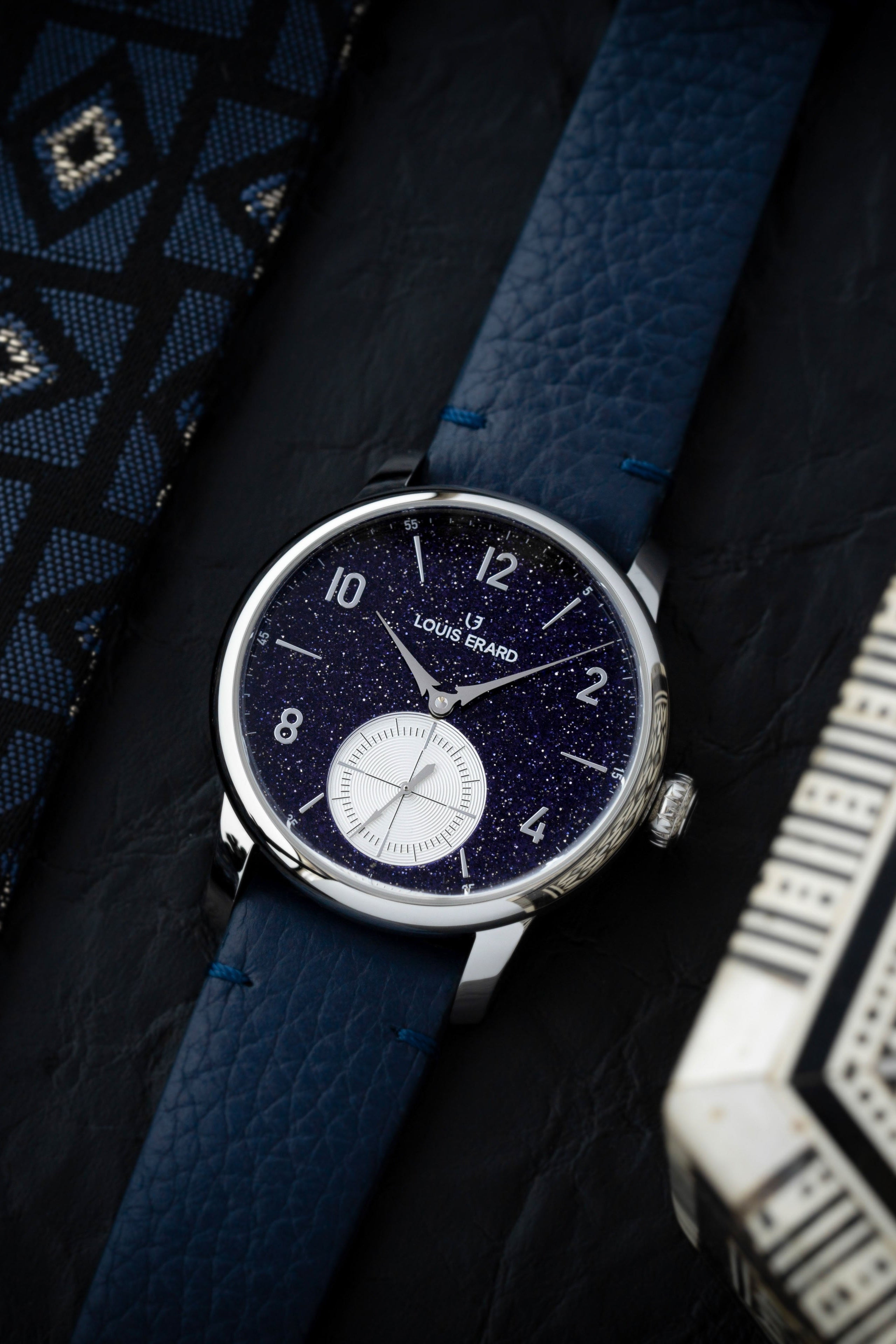 Louis Erard Petite Seconde Aventurine watch