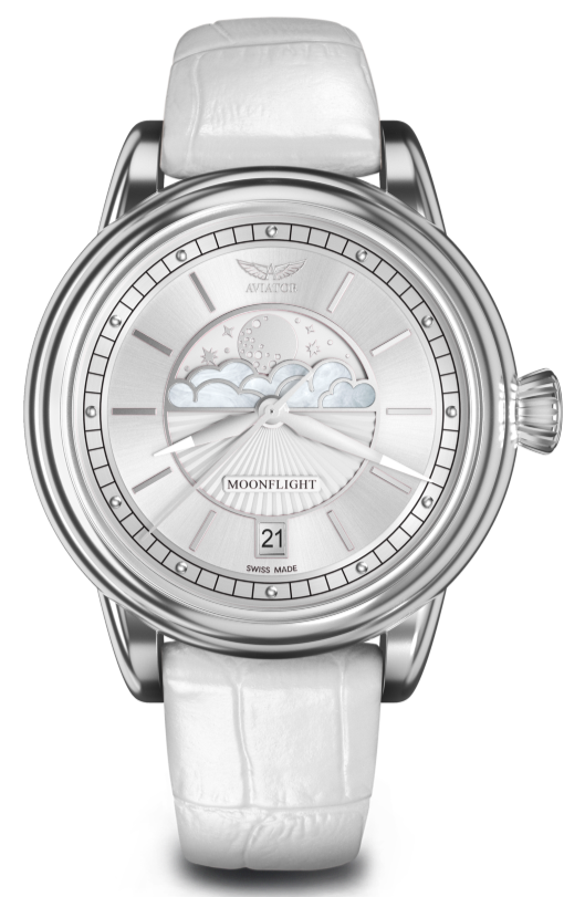 AVIATOR SWISS DOUGLAS MOONFLIGHT WATCH V.1.33.0.250.4