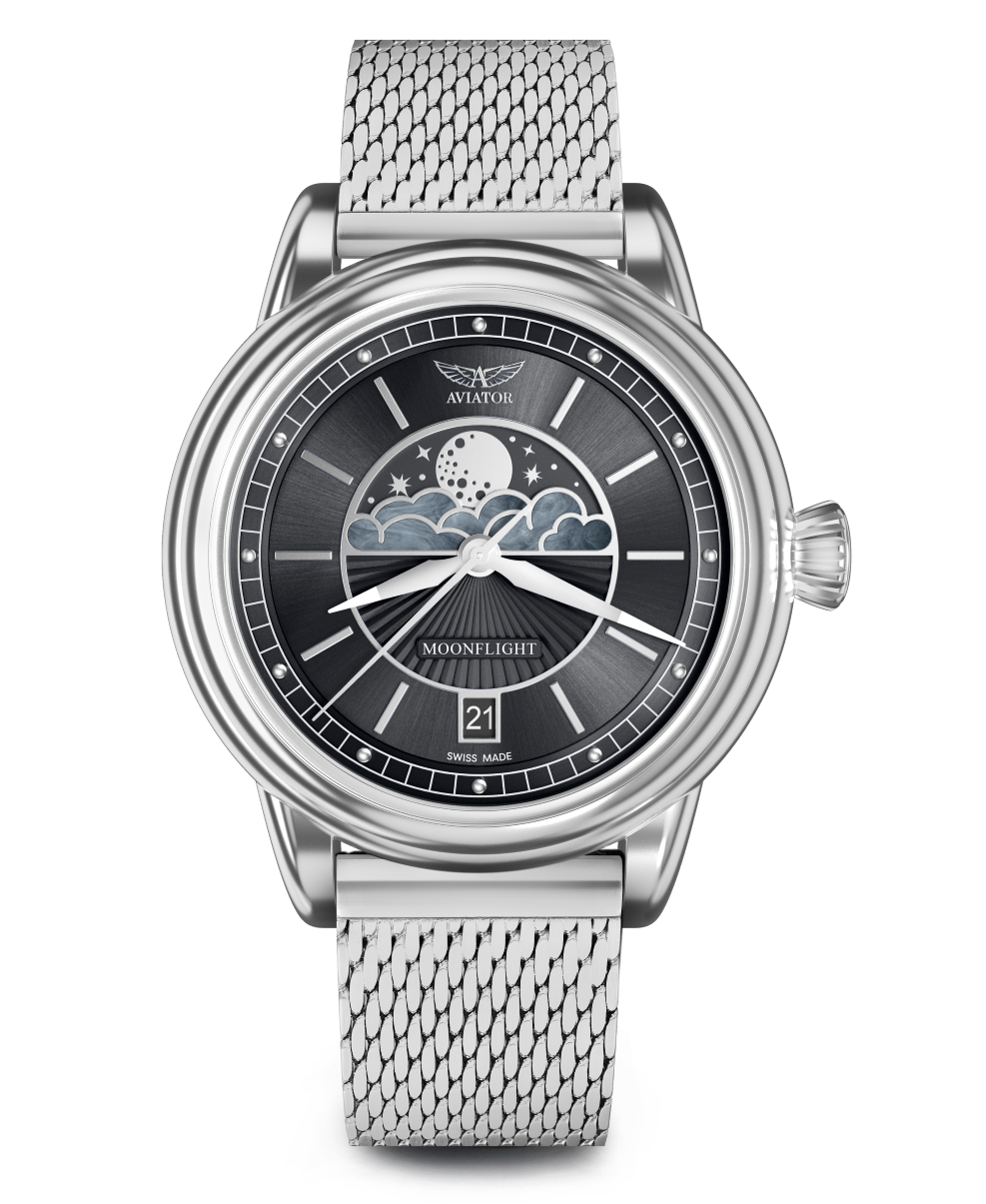Aviator Swiss DOUGLAS MOONFLIGHT V.1.33.0.252.4 watch