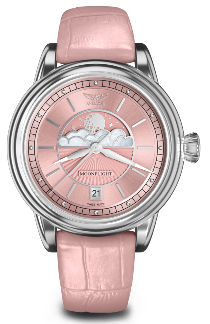 AVIATOR SWISS DOUGLAS MOONFLIGHT WATCH V.1.33.0.257.4