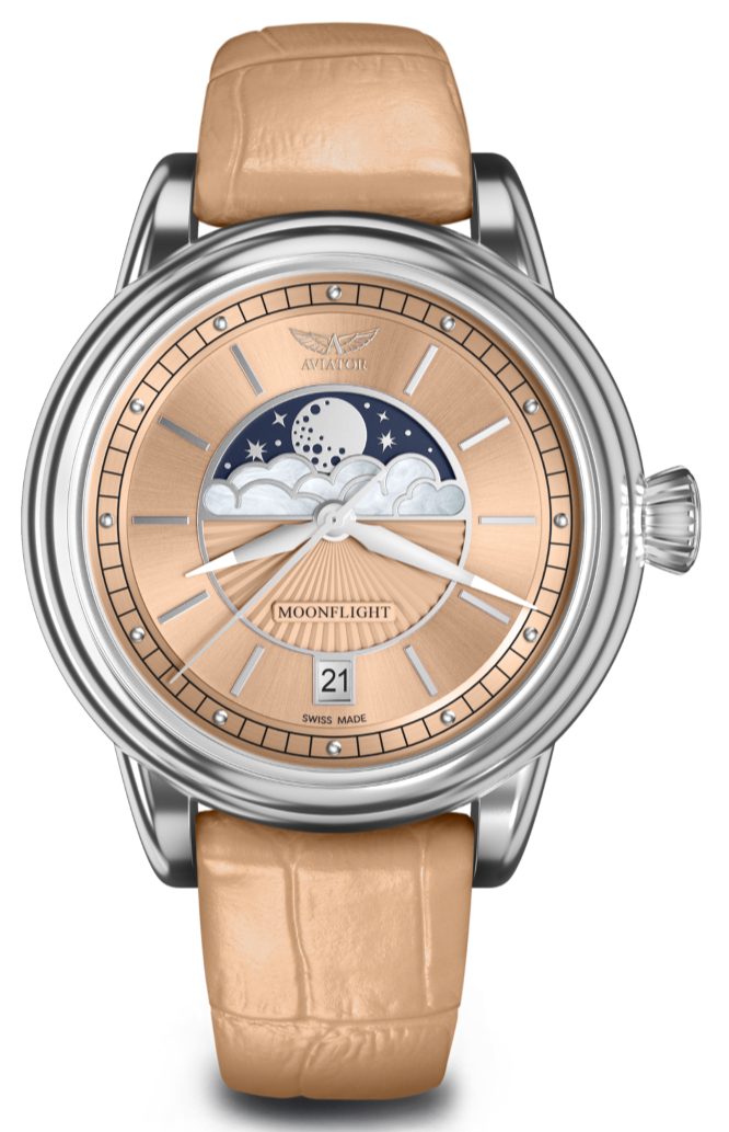 AVIATOR SWISS DOUGLAS MOONFLIGHT WATCH V.1.33.0.259.4
