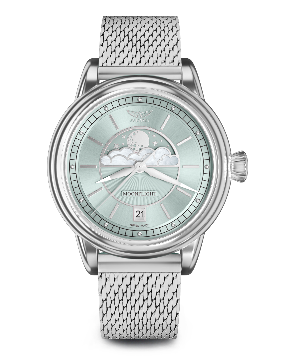 AVIATOR SWISS DOUGLAS MOONFLIGHT WATCH V.1.33.0.261.4