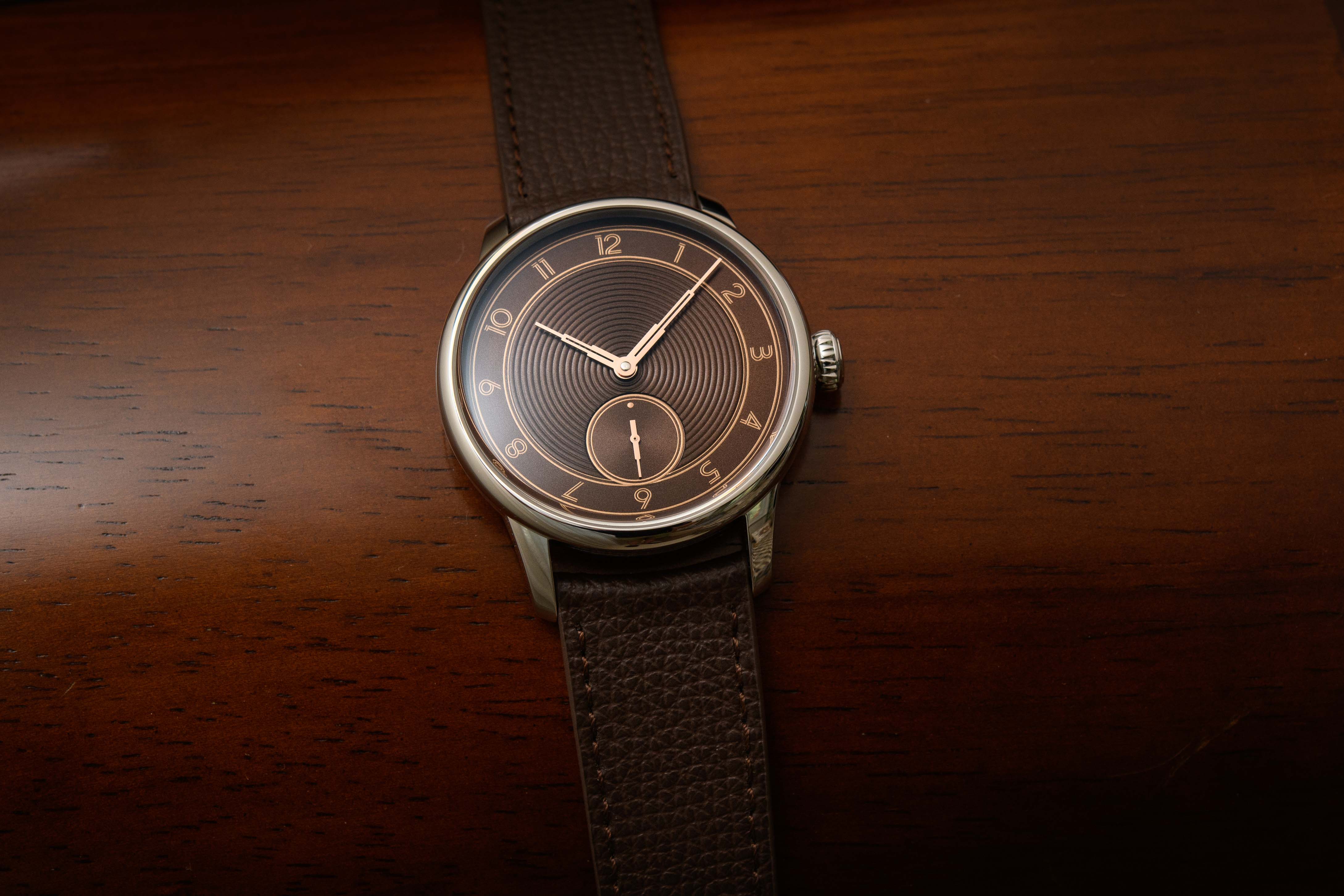 Hodinky La Petite Seconde Metropolis Louis Erard x Horophile Tobacco