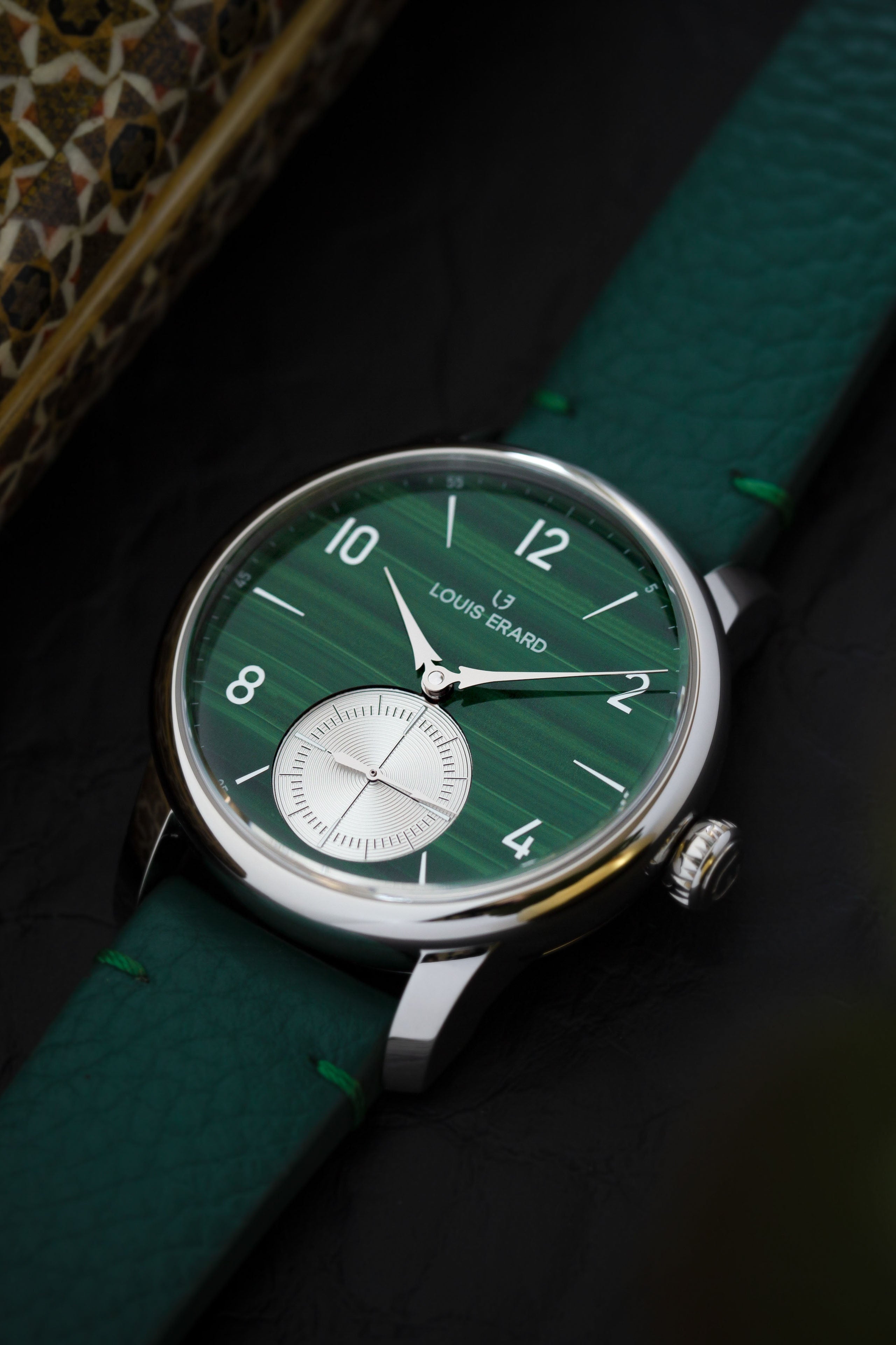 Hodinky Louis Erard Petite Seconde Malachite