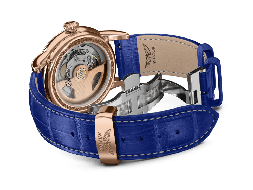 AVIATOR SWISS Douglas day-date 41 V.3.35.2.277.4 watch