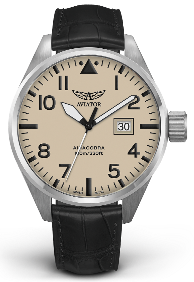 AVIATOR SWISS AIRACOBRA P42 V.1.22.0.190.4 watch