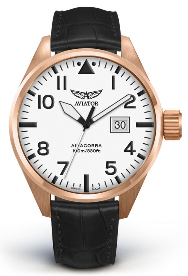 AVIATOR SWISS AIRACOBRA P42 V.1.22.2.152.4 watch