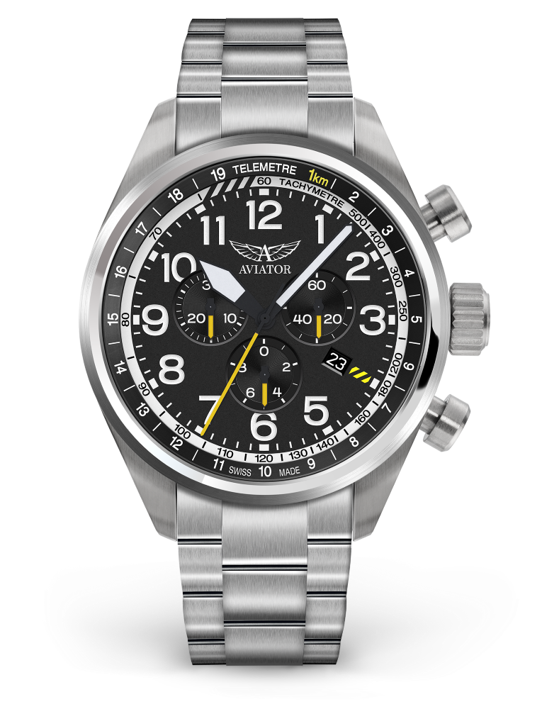 AVIATOR SWISS AIRACOBRA P45 CHRONO V.2.25.0.169.4 watch